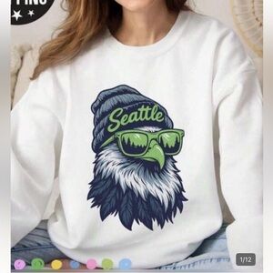 Seattle Seahawks Graphic Crewneck Sweatshirt